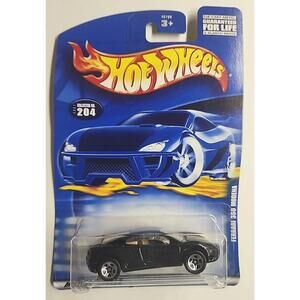 2001 - Hot Wheels Ferrari 360 Modena Black #204 HW7